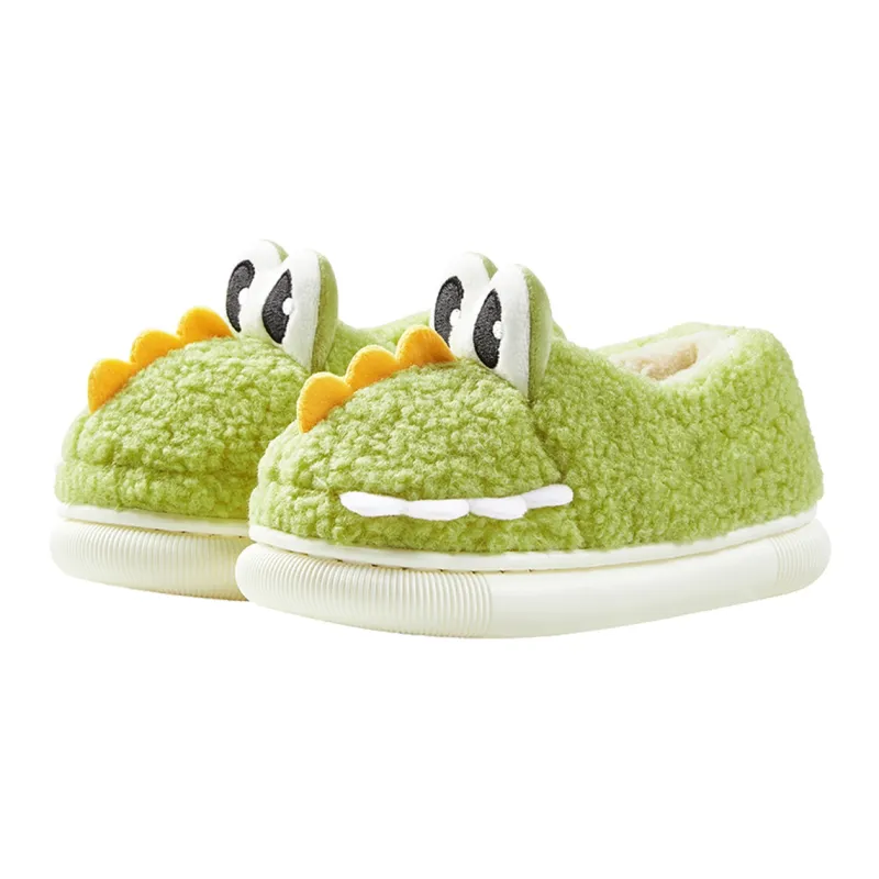 Cheerful Mario Cotton Slippers Navy Blue/Green-5