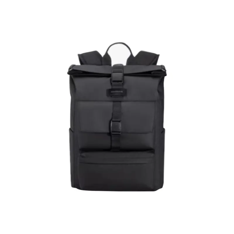 HP HUIPU Fabric Backpack Large Size Unisex Cream White/Charcoal Black-4