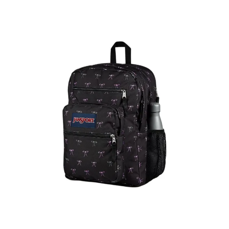 JanSport Recycled Polyester Backpack Large Size Unisex Black-3