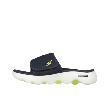 Skechers Go Walk Massage Fit Slip-Resistant Abrasion-Resistant Slide Slippers Men's Blue