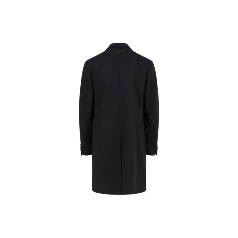 Ermenegildo Zegna Single Breasted Straight Hem Coat-1