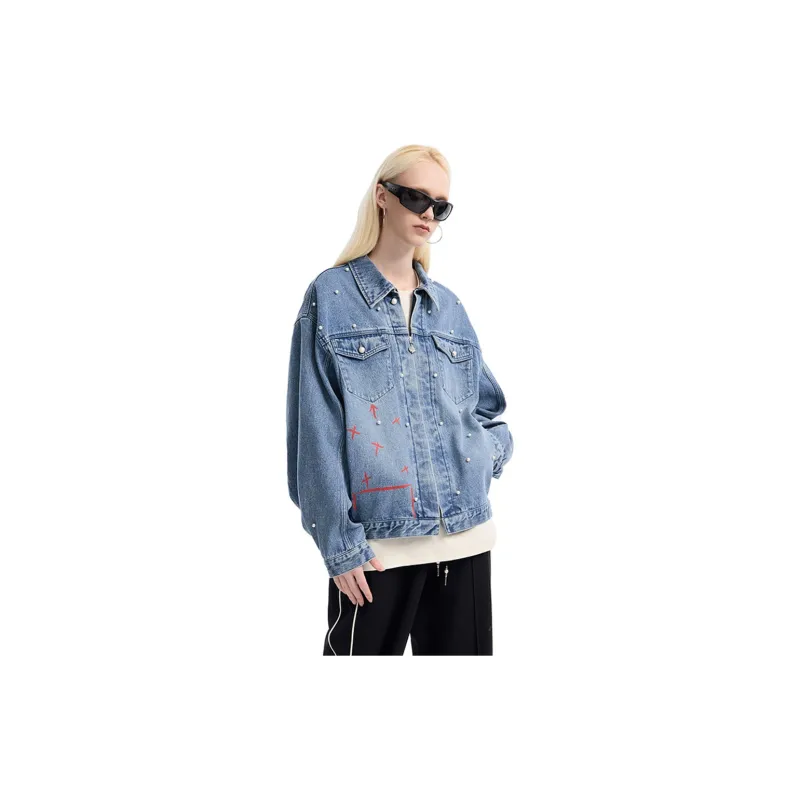 Palladium Denim Jacket Unisex Dark Denim-2