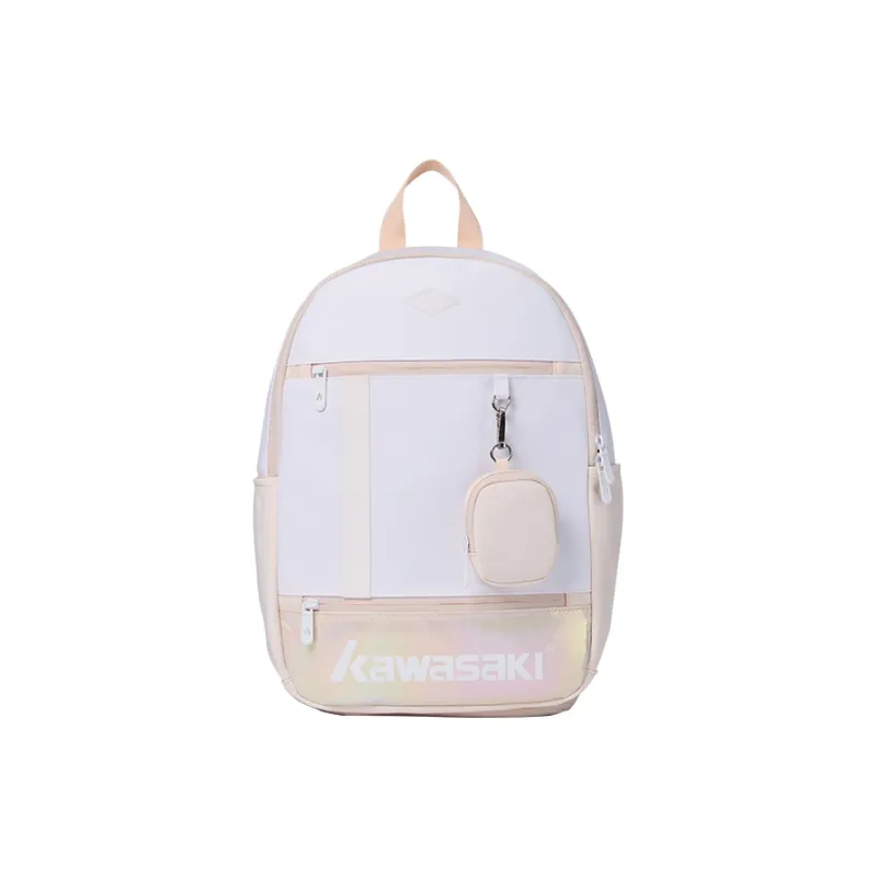 Kawasaki Fabric Backpack Regular Unisex Peach Wood-0
