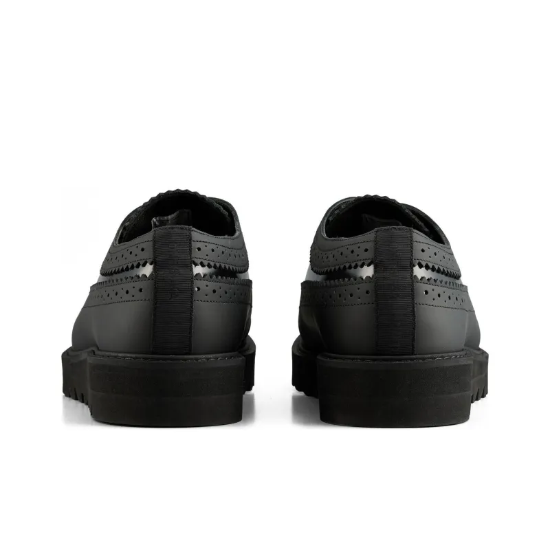 Onitsuka Tiger BROGUE Slip Resistant And Breathable Low Top Casual Shoes Men's Black-3