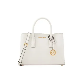 MICHAEL KORS Cow Leather Shoulder Bag Crossbody Bag Handbag Small Size Women's Optical White Color