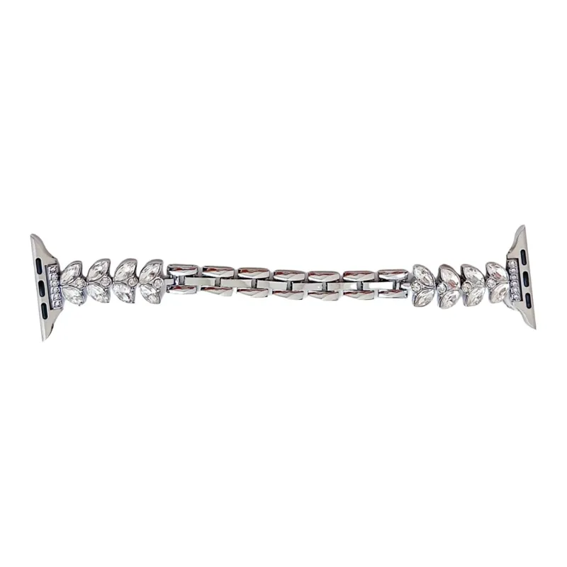 NCFCK Watch Band Apple Compatibility Rhinestone Embellished Mermaid Diamond Chain Material-14