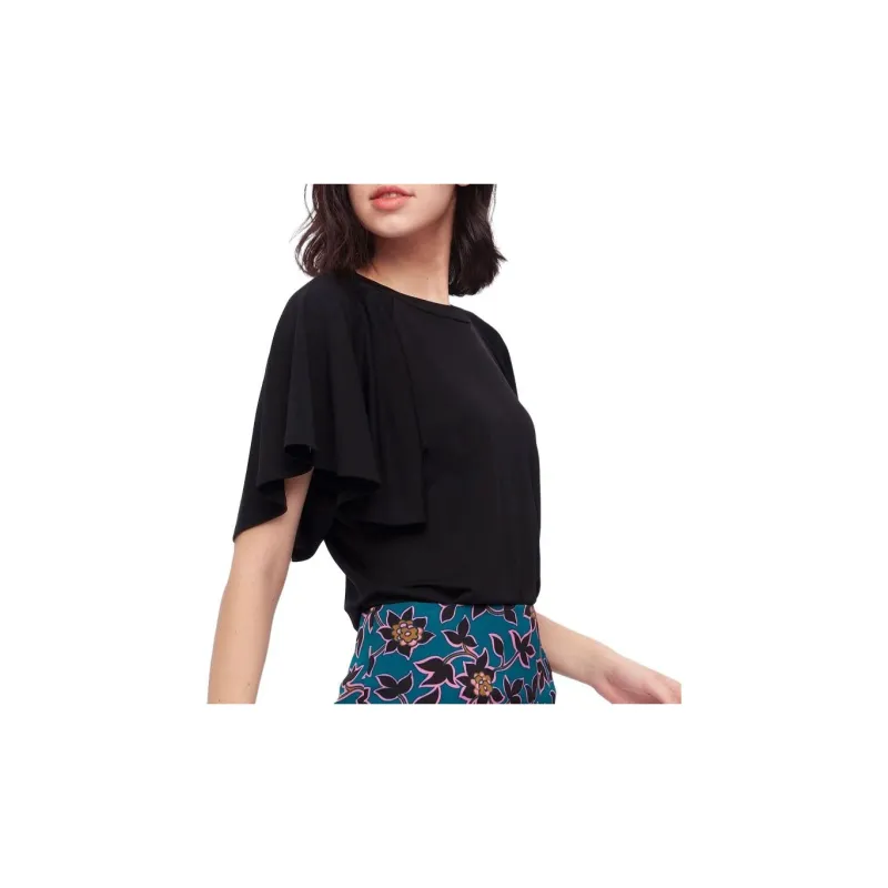 DVF Diane Von Furstenberg T-Shirt Women's Black-2