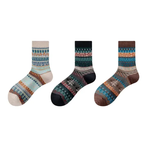 ZEROIN Mid Calf Socks Men's Combo Set