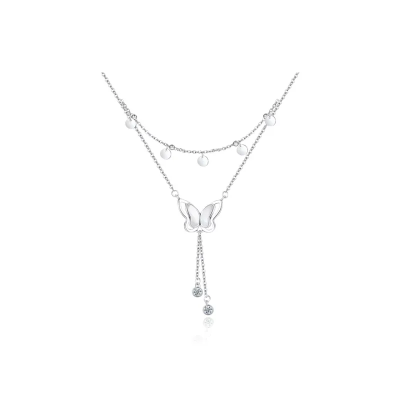 IBELOVE S925 Silver Necklaces Women's-0