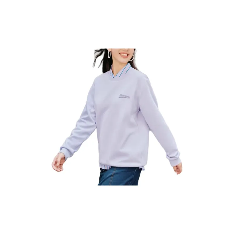 Skechers Colorful S COLOR Sweatshirt Unisex Photinia Purple-2