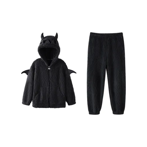 JINGYUN Pajama Set Men's Dark Gray