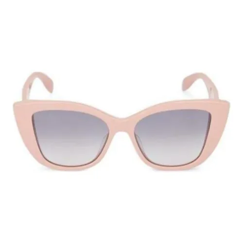 Alexander McQueen Acetate Butterfly Sunglasses Women's Pink