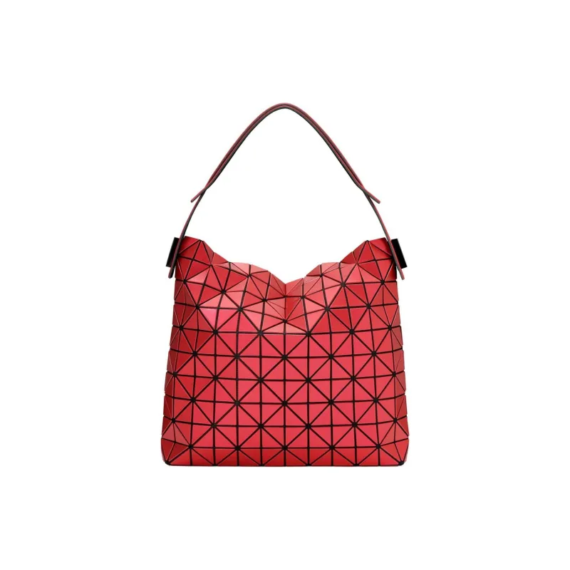 ISSEY MIYAKE Polyvinyl Chloride Resin Handbag Women's Red-0