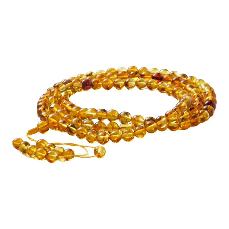 Abby's Wonderland Beeswax Amber Necklaces Unisex-2