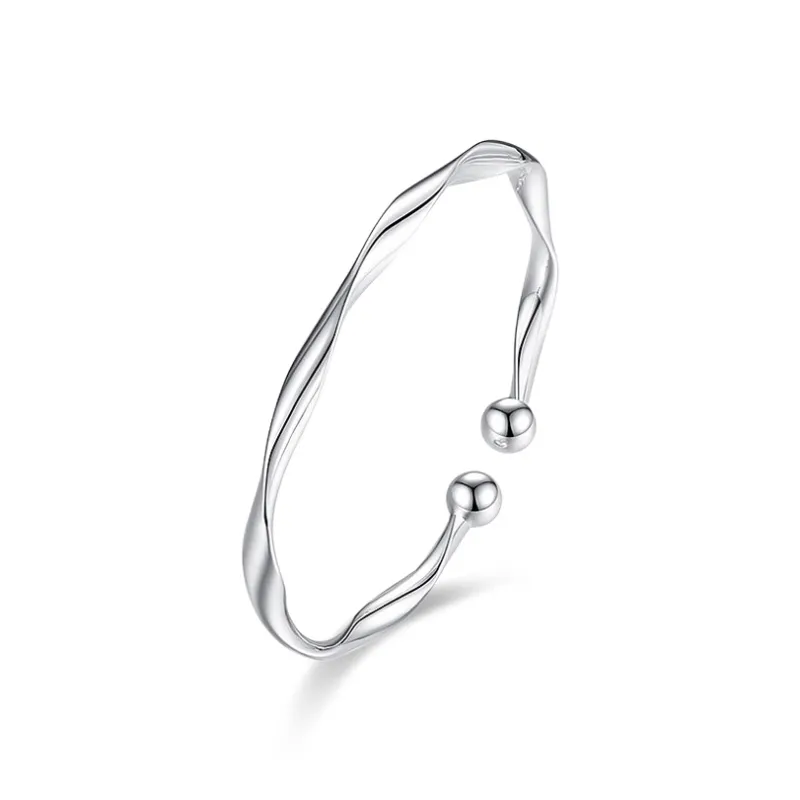 WANLIACC Alloy Mobius Loop Bangle Women's-5