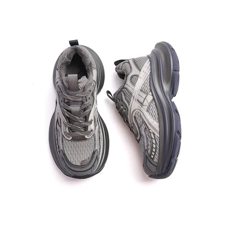 BURGELY Lightweight Warm Low-Top Chunky Sneakers Women's-10