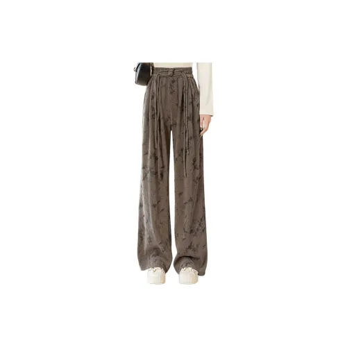 Cypress House Casual Pants Women's Gray Coffee