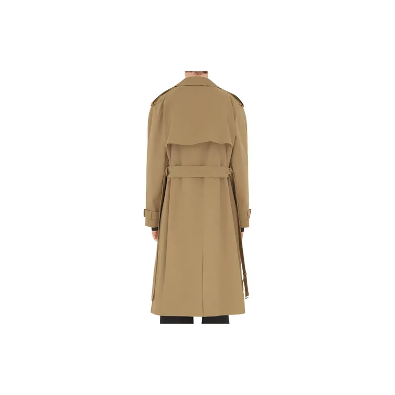 Burberry Gabardine weave Trench Coat-3
