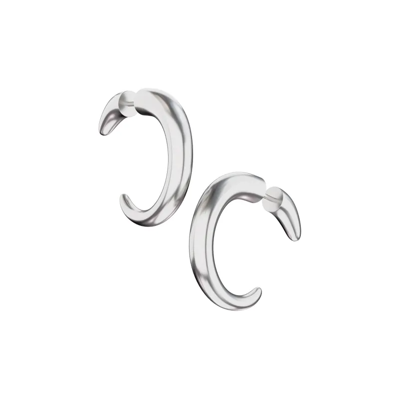 ICEGANG S925 Silver Stud Earrings Unisex-0