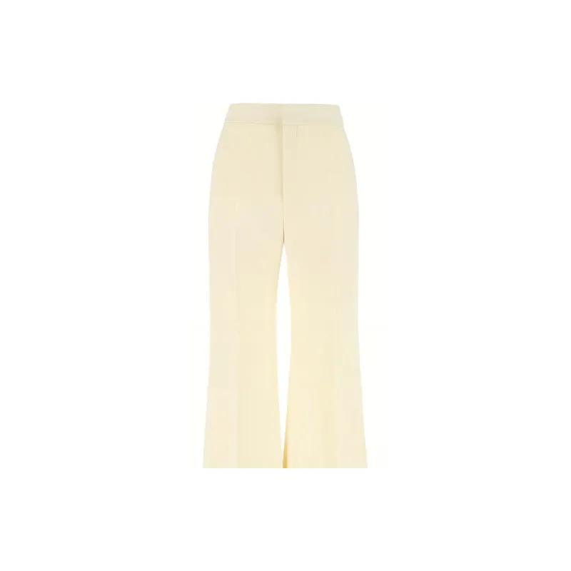 Chloé High-Waisted Flared Trousers-5