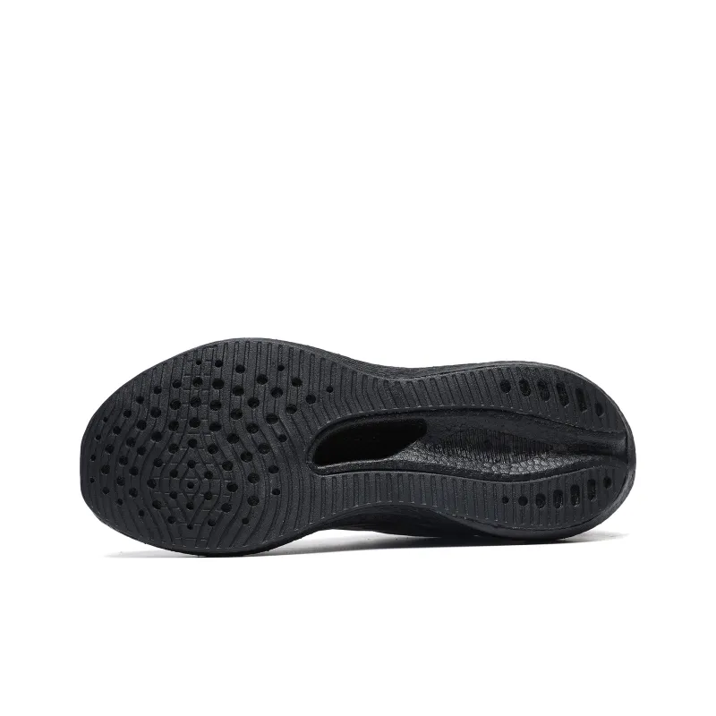 BTE Wear Resistant Lightweight Rebound Low Top Supercritical Foam Marathon Running Shoes Unisex Gradient Black-4