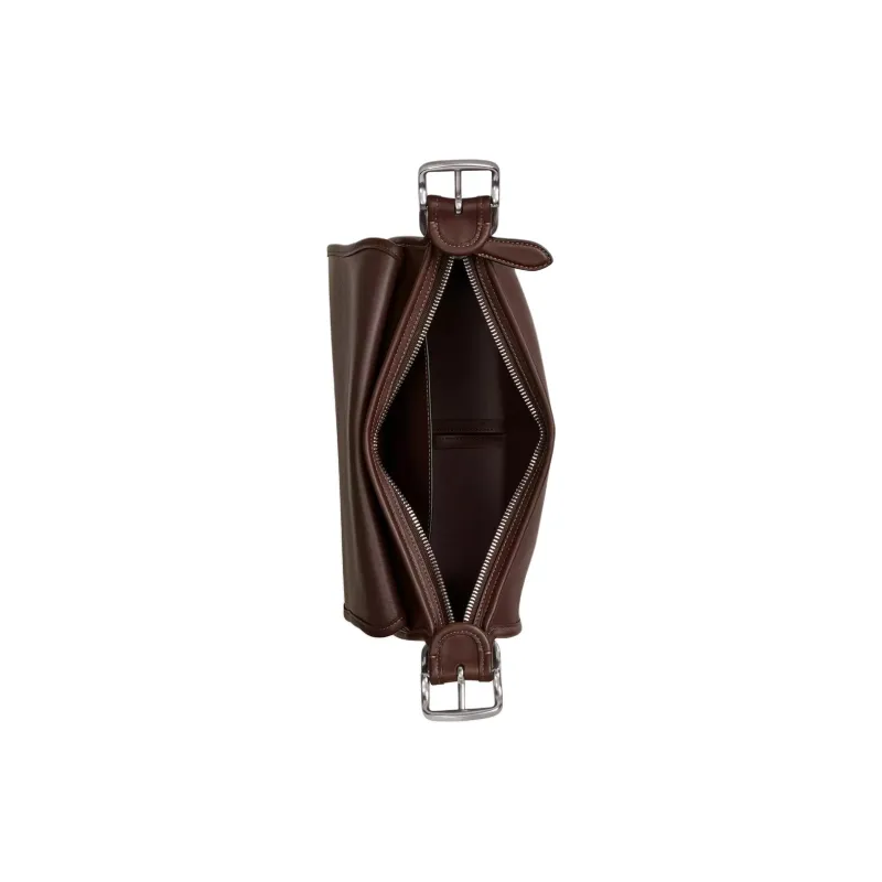 COACH Patricia Glove Tanned Leather Shoulder Bag, Crossbody Bag Tubas Women's Maple-3