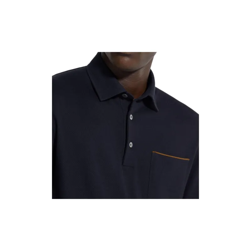 Ermenegildo Zegna Long Sleeved Polo Shirt-5