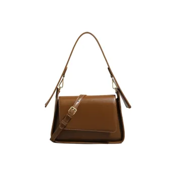 HACIN Artificial Leather Handbag, Shoulder Bag Women's Brown/White/Black