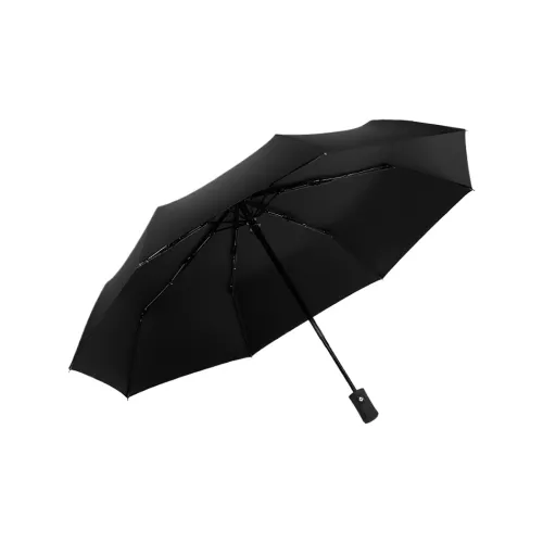 Yalu Minimalist Style Portable Sun Protection UV Protection Sun And Rain Umbrella Black, Unisex Essential For Travel
