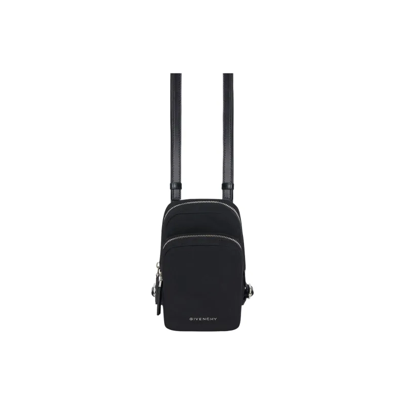 Givenchy Polyamide Camera Bag, Shoulder Bag, Crossbody Bag Small Size Men's Black-4