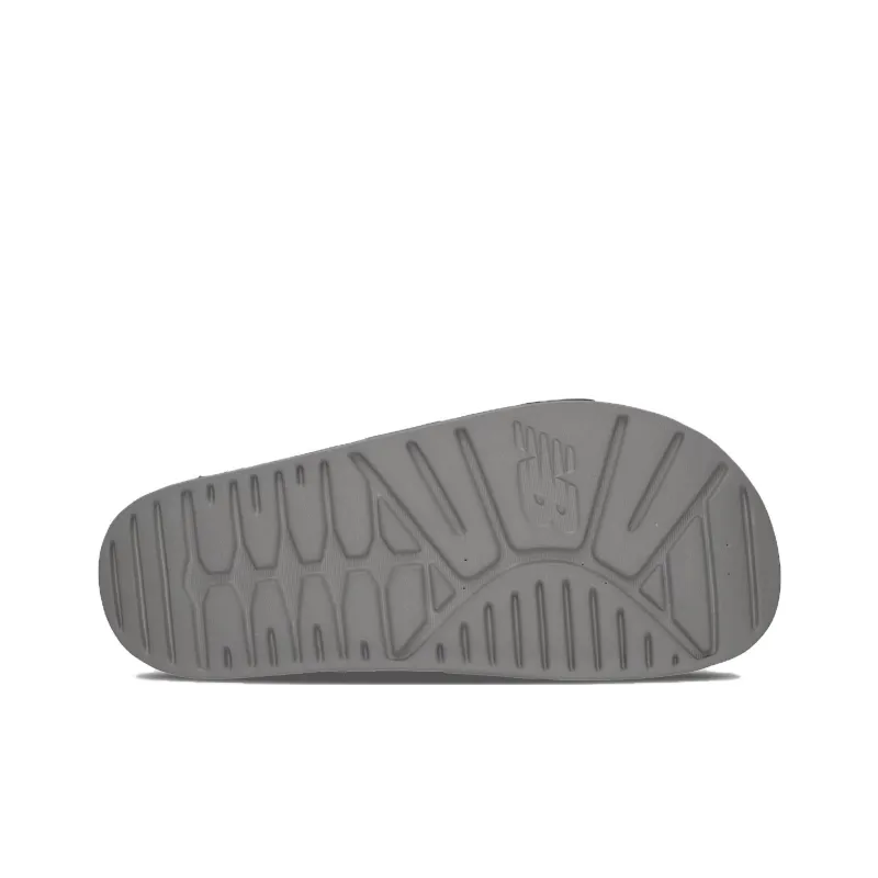 New Balance Slip Resistant Shock Absorbers Slide Slippers Unisex Gray-4
