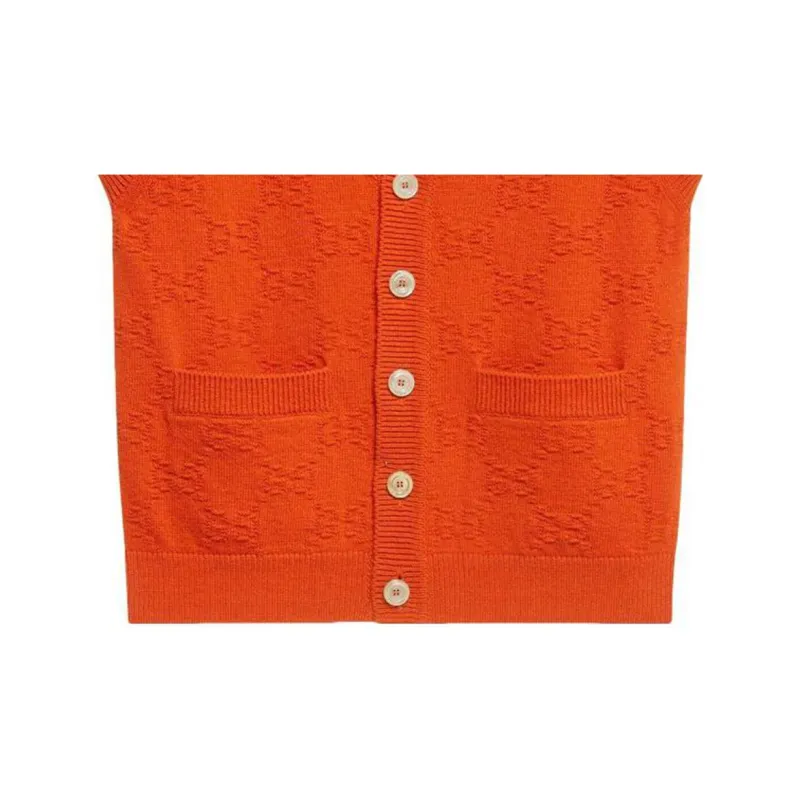 GUCCI GG motif Knit Vest-4
