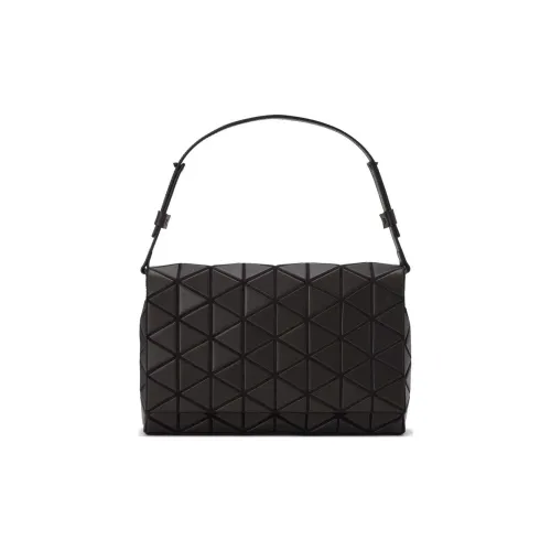 ISSEY MIYAKE Artificial Leather Shoulder Bag, Crossbody Bag, Handbag Women's Black