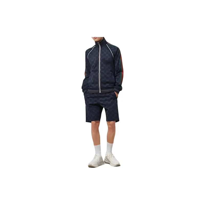 GUCCI SS24 Jackets & Coats Men's Dark Blue-1