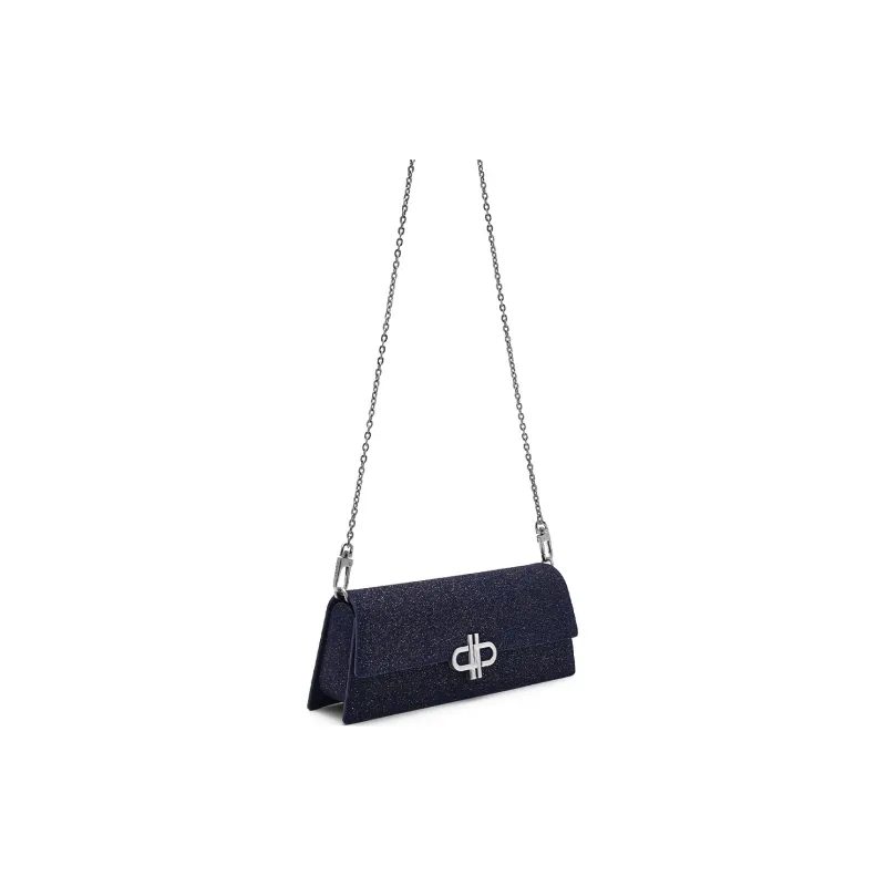 PEDRO Cow Leather Baguette Bag Shoulder Bag Trumpets Women's Dark Purple-1