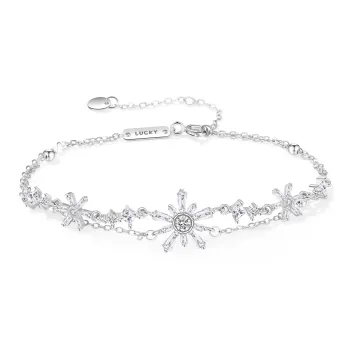 MOLADY S925 Silver Bracelets Women's