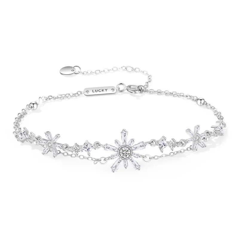MOLADY S925 Silver Bracelets Women's-0