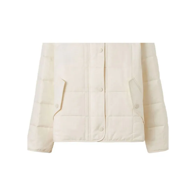 Burberry Jackets Coats Women's White-4