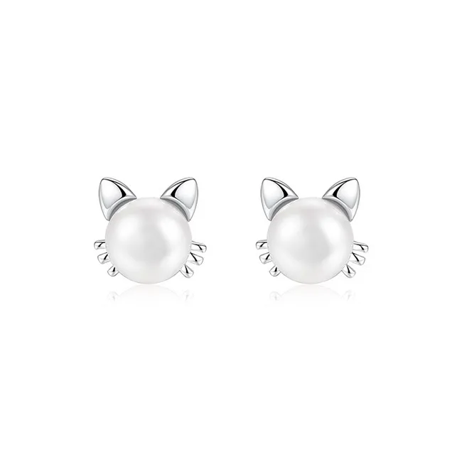 UX S925 Silver Stud Earrings Women's-0
