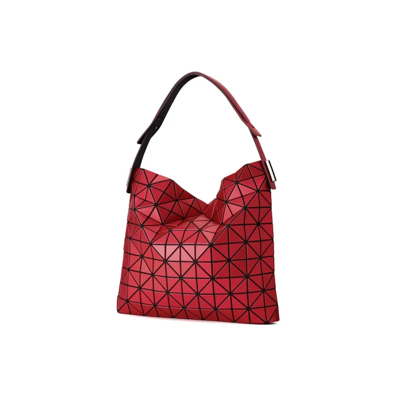 ISSEY MIYAKE Polyvinyl Chloride Resin Handbag Women's Red-1