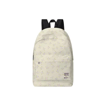 Soundbyte Polyester Students Backpack Regular Unisex Beige Yellow