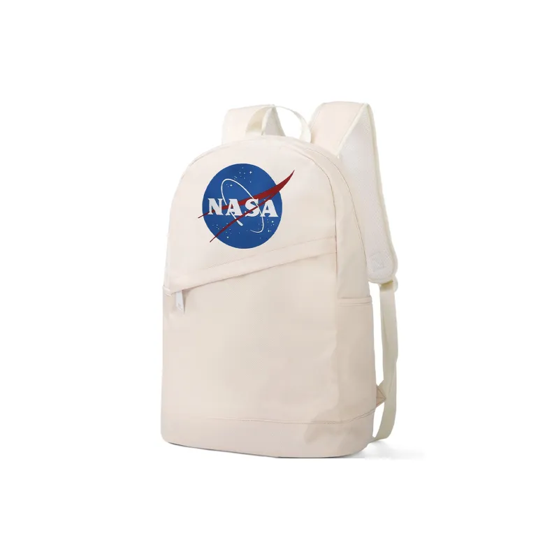 TURN UP X NASA Collaboration Nylon Computer Backpack Regular Unisex Ecru-54
