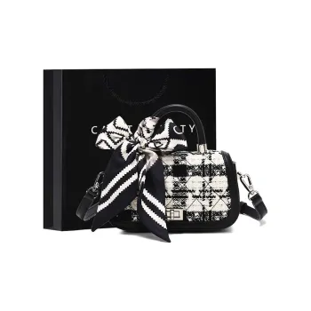 Carit&Koty Polyurethane Synthetic Leather Crossbody Handbags Small Size Women's Black