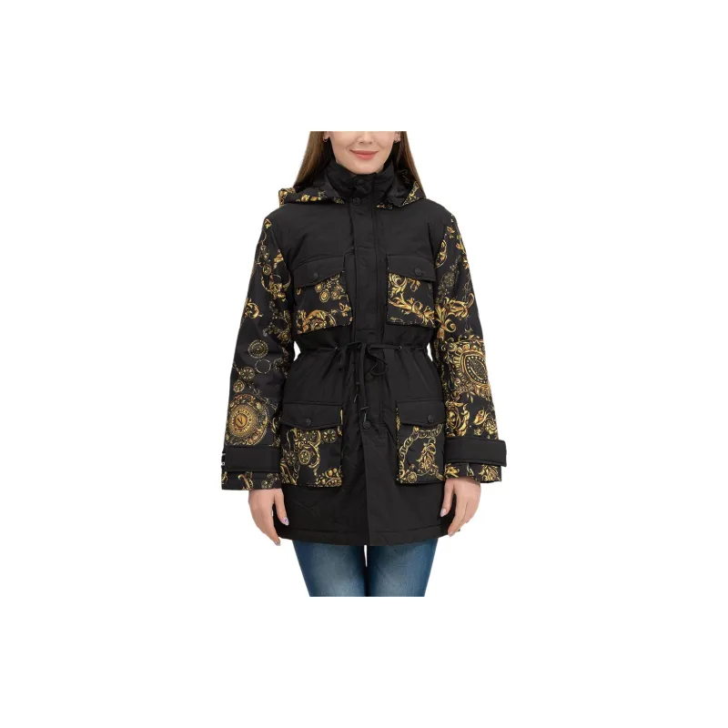 VERSACE JEANS COUTURE Down Jacket Women's Black-2