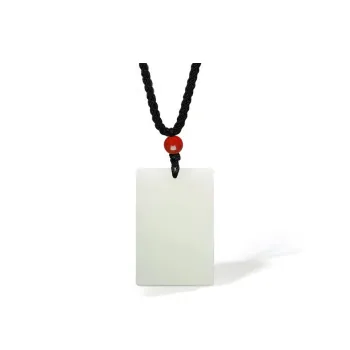 Avani Necklaces Pale Greenish White Jade Unisex