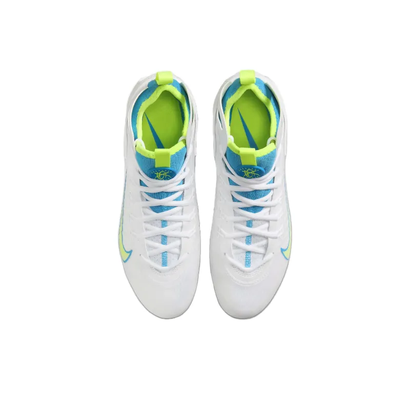 Nike Huarache 9 Elite Mid Lax Se White Vivid Blue Volt-3