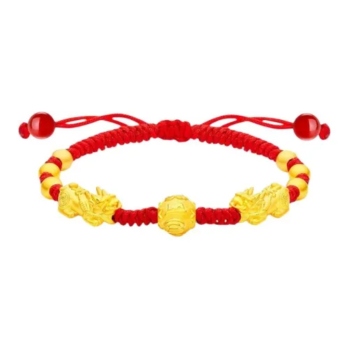 Royal Dragon Mirror Gold Bracelet Unisex