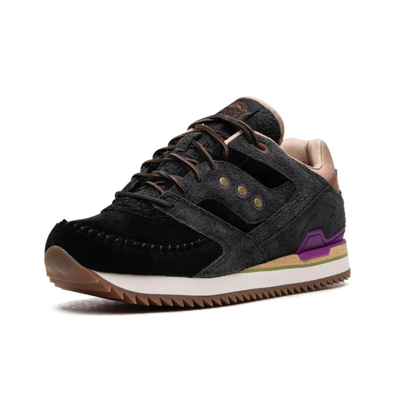 Saucony Courageous Moc Lapstone & Hammer Two Rivers Black Sand-2