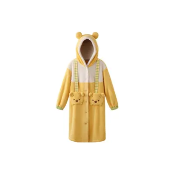JINGYUN x Disney Pajama Robe Women's Yellow