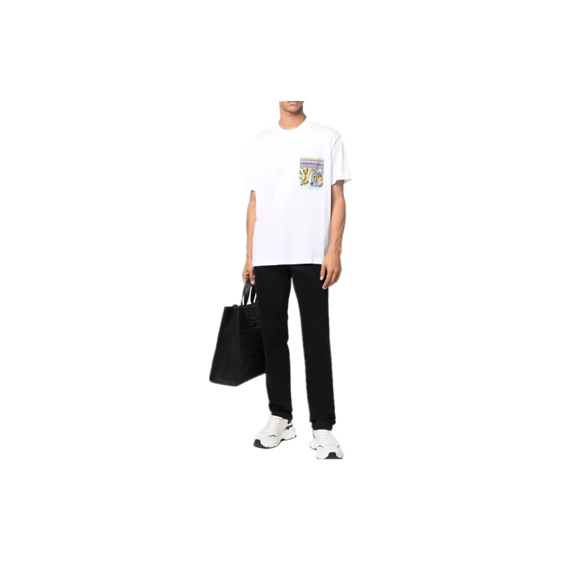 VERSACE JEANS COUTURE SS22 T Shirt Men's White-1